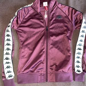 Womens Kappa Purple Sweatsuit zip up. size XS womens.